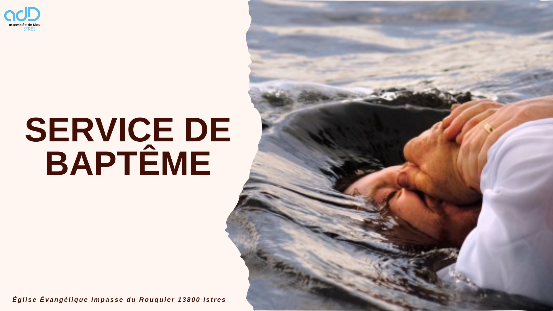 service de baptême